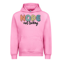 Fuchsia Pink nope not today Urban Hoodie - MaliasSmallBusiness