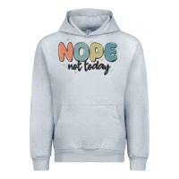 Heather Grey nope not today Urban Hoodie - MaliasSmallBusiness