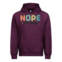Mauve Wine nope not today Urban Hoodie - MaliasSmallBusiness
