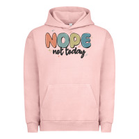 Pigment Salmon nope not today Urban Hoodie - MaliasSmallBusiness