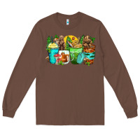 Chestnut bear coffee cups Long Sleeve Tee - Zillion Design Studio