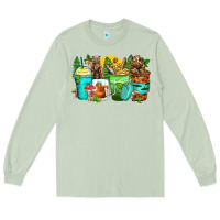 Matcha bear coffee cups Long Sleeve Tee - Zillion Design Studio