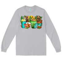 Moon Dust bear coffee cups Long Sleeve Tee - Zillion Design Studio