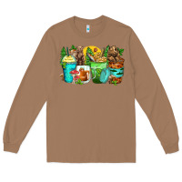 Toasted Coconut bear coffee cups Long Sleeve Tee - Zillion Design Studio