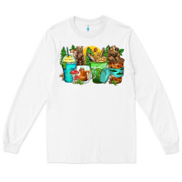 White bear coffee cups Long Sleeve Tee - Zillion Design Studio