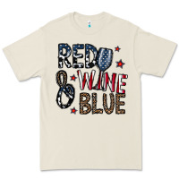 Bone red wine blue Premium Tee - CowhideDigitalArt