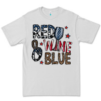 Dove Grey red wine blue Premium Tee - CowhideDigitalArt