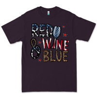 Plum red wine blue Premium Tee - CowhideDigitalArt
