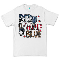 White red wine blue Premium Tee - CowhideDigitalArt