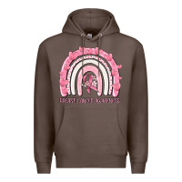 Coffee breast cancer  awareness rainbow Premium Hoodie - MaliasSmallBusiness
