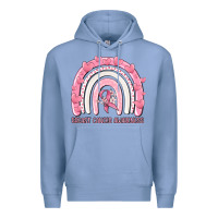 Colony Blue breast cancer  awareness rainbow Premium Hoodie - MaliasSmallBusiness