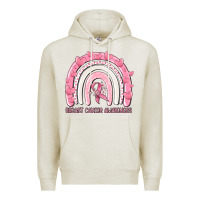 Oatmeal Heather breast cancer  awareness rainbow Premium Hoodie - MaliasSmallBusiness