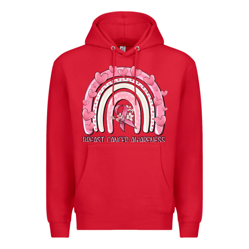 Breast Cancer  Awareness Rainbow Premium Hoodie by MaliasSmallBusiness | Teevron