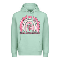 Seafoam breast cancer  awareness rainbow Premium Hoodie - MaliasSmallBusiness