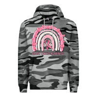 Slate Camo breast cancer  awareness rainbow Premium Hoodie - MaliasSmallBusiness