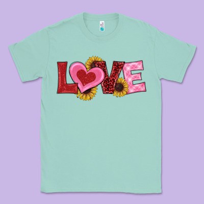 Valentine's Day Love Sunflowers Classic Tee Designed By Ranaportraitstore
