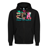 Black pca patient care assistant Zipper Hoodie - Zillion Design Studio
