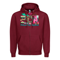 Burgundy pca patient care assistant Zipper Hoodie - Zillion Design Studio