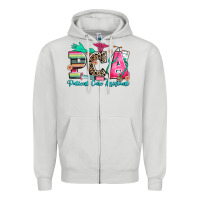 Dove Grey pca patient care assistant Zipper Hoodie - Zillion Design Studio