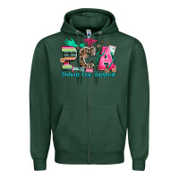 Sports Green pca patient care assistant Zipper Hoodie - Zillion Design Studio