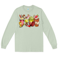 Matcha baseball and softball coffee cups Long Sleeve Tee - Zillion Design Studio