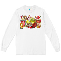 White baseball and softball coffee cups Long Sleeve Tee - Zillion Design Studio