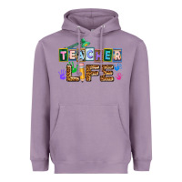 Lavender teacher life Heavyweight Hoodie - AdoDesignShop