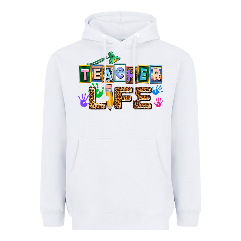 Teacher Life Heavyweight Hoodie by AdoDesignShop | Teevron