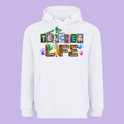 Teacher Life Heavyweight Hoodie Designed By Adodesignshop