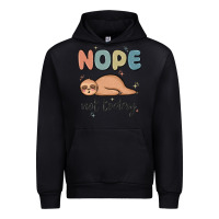 Black nope not today Urban Hoodie - MaliasSmallBusiness