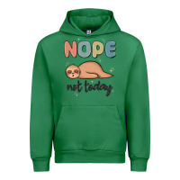 Emerald nope not today Urban Hoodie - MaliasSmallBusiness