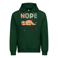 Forest Green nope not today Urban Hoodie - MaliasSmallBusiness