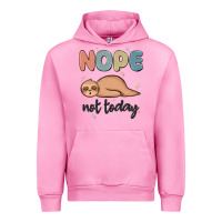 Fuchsia Pink nope not today Urban Hoodie - MaliasSmallBusiness