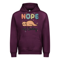 Mauve Wine nope not today Urban Hoodie - MaliasSmallBusiness