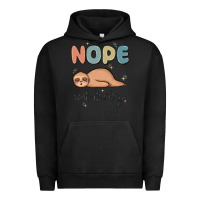 Pigment Black nope not today Urban Hoodie - MaliasSmallBusiness