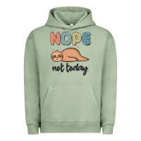 Pigment Oil Green nope not today Urban Hoodie - MaliasSmallBusiness