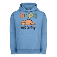 Pigment Pebble Blue nope not today Urban Hoodie - MaliasSmallBusiness