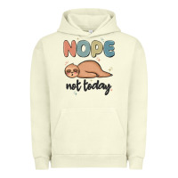 Pigment Pistachio nope not today Urban Hoodie - MaliasSmallBusiness