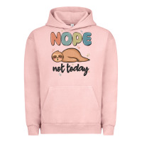 Pigment Salmon nope not today Urban Hoodie - MaliasSmallBusiness