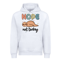 White nope not today Urban Hoodie - MaliasSmallBusiness