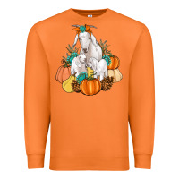 Carrot Goat family fall pumpkins gemstone Premium Sweatshirt - Artiststas