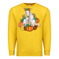 Lemon Goat family fall pumpkins gemstone Premium Sweatshirt - Artiststas