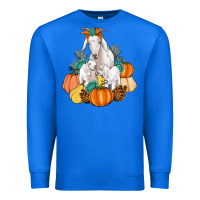 True Royal Goat family fall pumpkins gemstone Premium Sweatshirt - Artiststas
