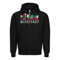 Black orthodontist assistant Zipper Hoodie - Zillion Design Studio