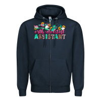 Navy orthodontist assistant Zipper Hoodie - Zillion Design Studio