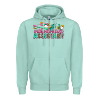 Seafoam orthodontist assistant Zipper Hoodie - Zillion Design Studio