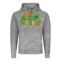 Cloud Rock one lucky teacher Vintage Hoodie - AdoDesignShop