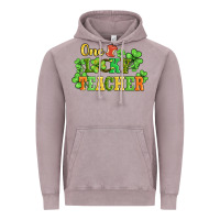 Vintage Zinc one lucky teacher Vintage Hoodie - AdoDesignShop