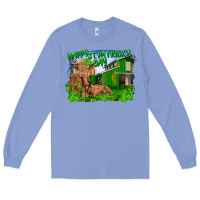 Colony Blue Happy st. patrick's day cattle and calfs Long Sleeve Tee - RanaPortraitStore