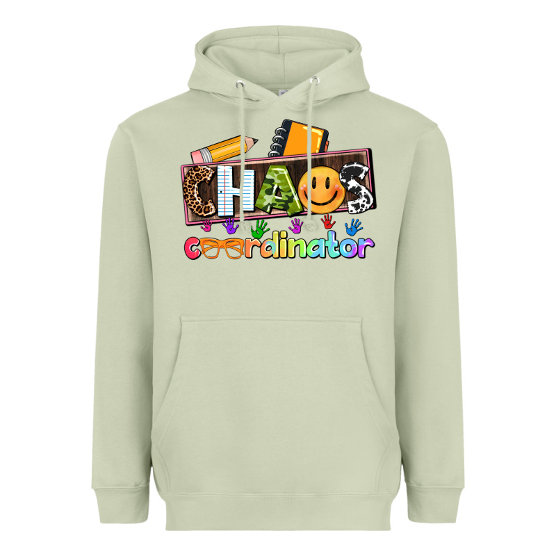 Teacher Chaos Coordinator Heavyweight Hoodie by AdoDesignShop | Teevron